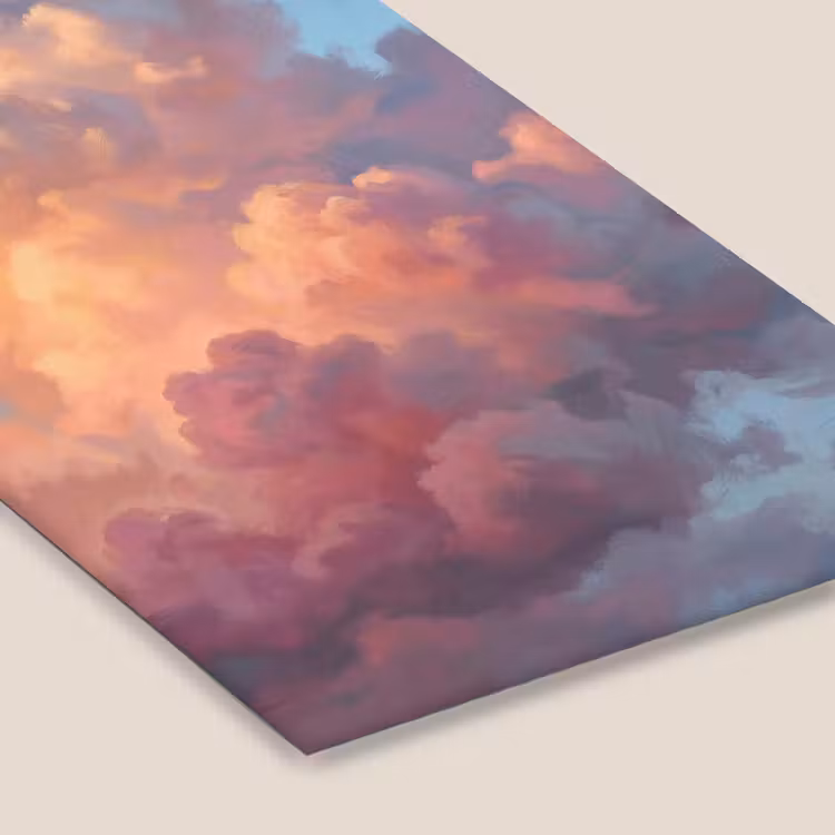 Wolken - Lucht - Natuur - Abstract - Kleurrijk fotolijst zwart zonder passe partout klein -zsfeer6
