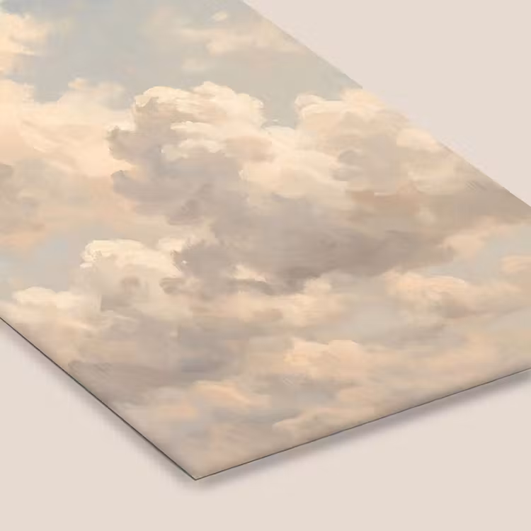 Wolken - Zacht - Natuur - Klassiek - Beige fotolijst zwart zonder passe partout klein -zsfeer6