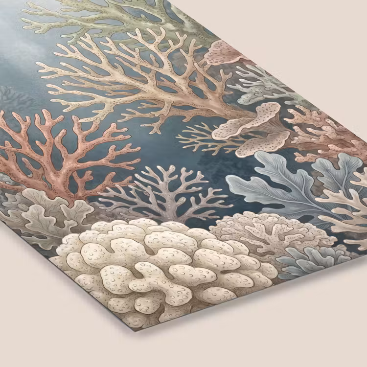 Koraal - Zeeleven - Onderwater - Illustratie - Natuur fotolijst zwart zonder passe partout klein -zsfeer6