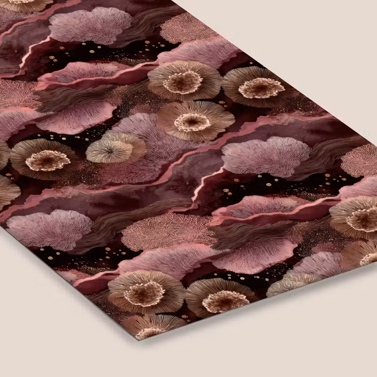 Koraal - Organisch - Roze fotolijst zwart zonder passe partout klein 224 -zsfeer6