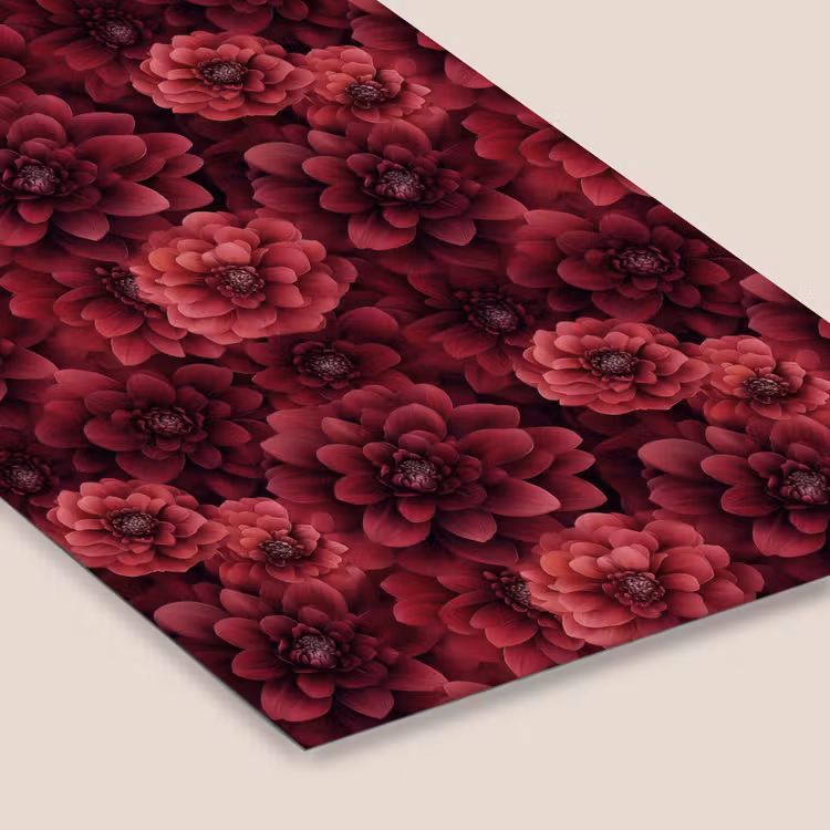 Dahlias - Bloemen - Rood fotolijst zwart zonder passe partout klein 224 -zsfeer6