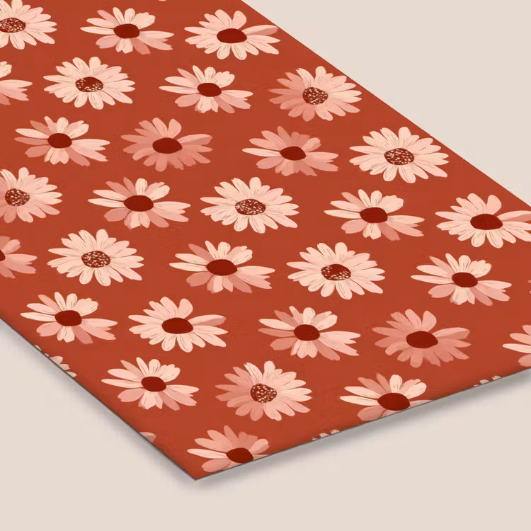 Madelief - Retro - Terracotta fotolijst zwart zonder passe partout klein 224 -zsfeer6