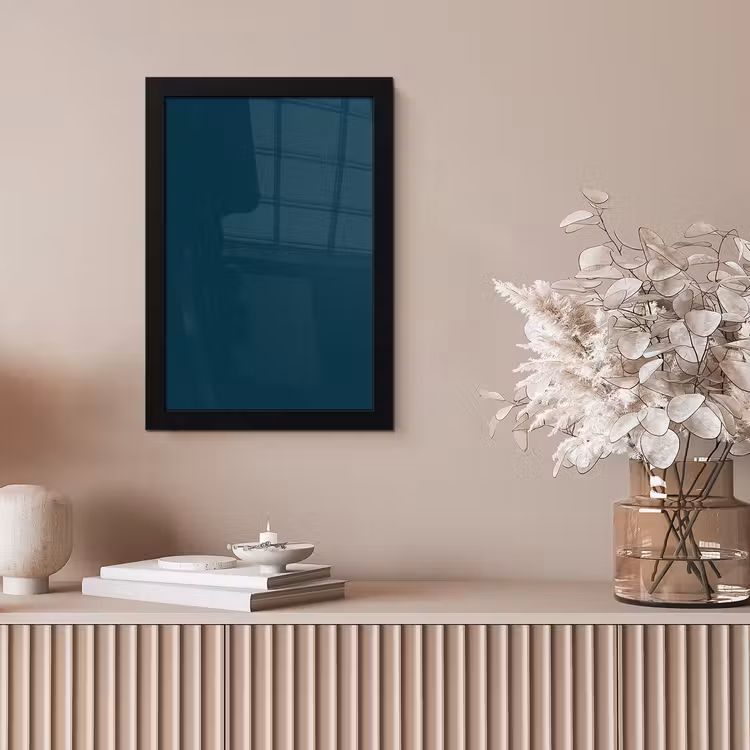 Dark - Indigo - Blauw fotolijst zwart zonder passe partout klein 224 -sfeer5