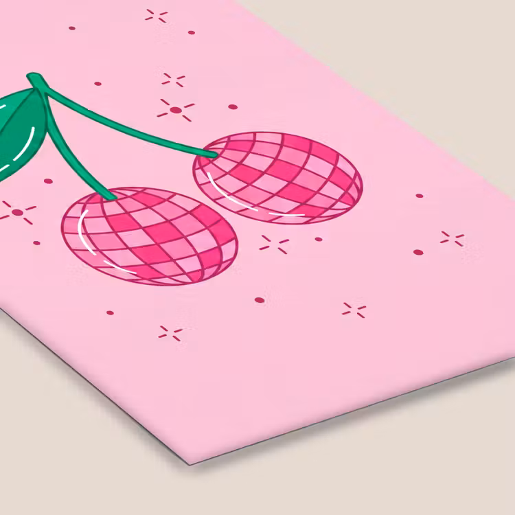 Decoratie - Disco-bal - Feest - Roze fotolijst zwart zonder passe partout klein -zsfeer6