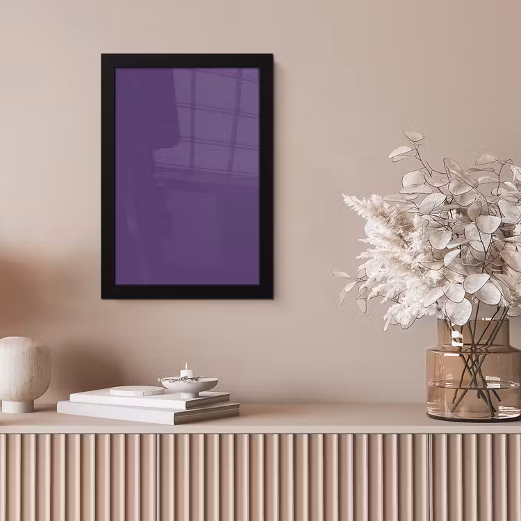 Deep - Plum - Paars fotolijst zwart zonder passe partout klein 224 -sfeer5