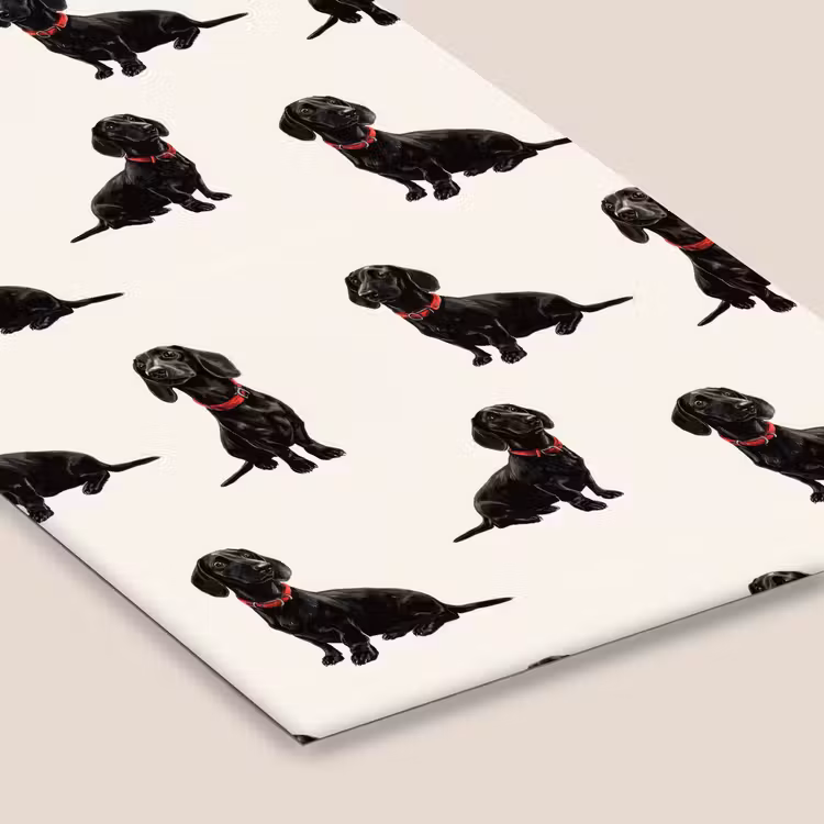 Hond - Patroon - Zwart fotolijst zwart zonder passe partout klein 224 -zsfeer6