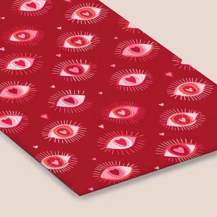 Ogen - Patroon - Roze - Donkerrood fotolijst zwart zonder passe partout klein 224 -zsfeer6