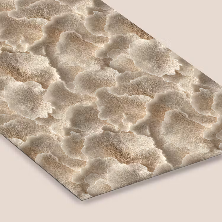 Waaierstructuren - Beige - Vezeltextuur fotolijst zwart zonder passe partout klein 224 -zsfeer6