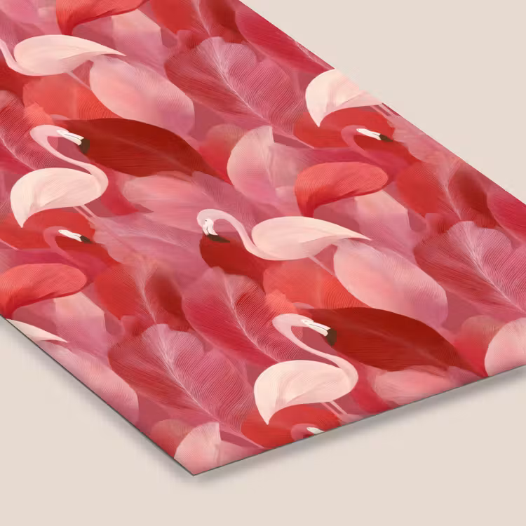 Flamingo - Botanisch - Elegant - Roze - Rood fotolijst zwart zonder passe partout klein 224 -zsfeer6