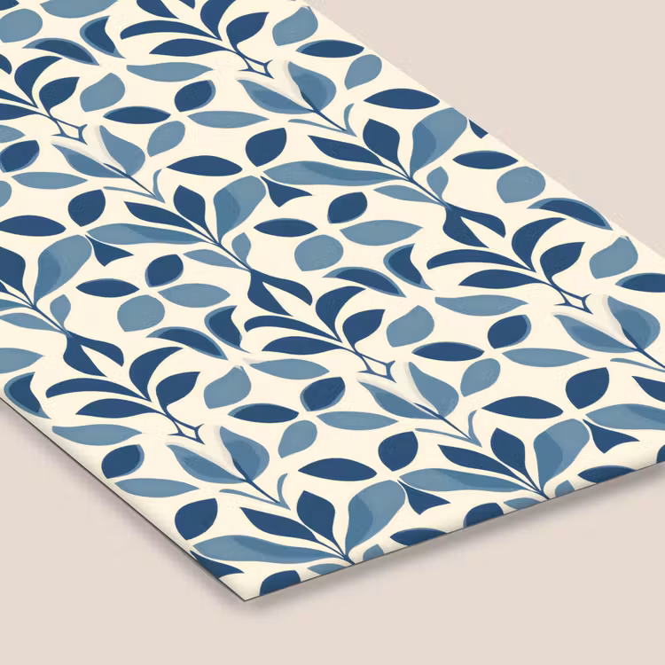 Flora - Modern - Blauw fotolijst zwart zonder passe partout klein 224 -zsfeer6