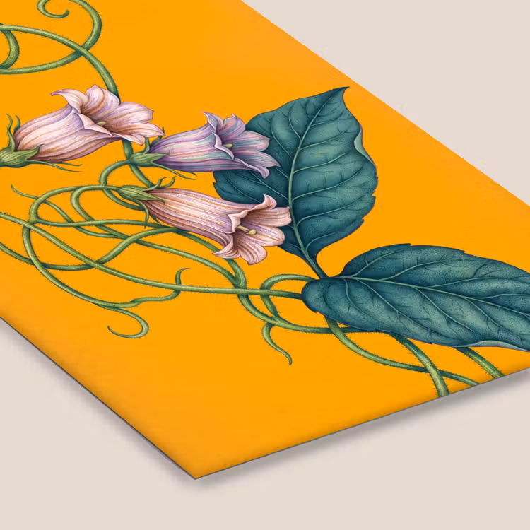 Framed Prints - Flowers - Botanical - Yellow - Bloemen - Botanisch - Geel fotolijst zwart zonder passe partout klein