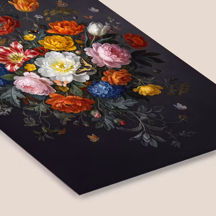 Bloemen - Boeket - Klassiek - Kleurrijk - Natuur fotolijst zwart zonder passe partout klein -zsfeer6