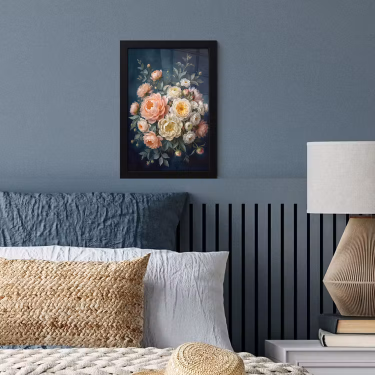 Bloemen - Boeket - Natuur - Klassiek - Kleurrijk fotolijst zwart zonder passe partout klein -sfeer3