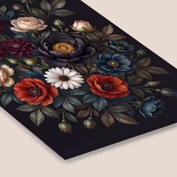 Bloemen - Boeket - Natuur - Klassiek - Weelderig fotolijst zwart zonder passe partout klein -zsfeer6