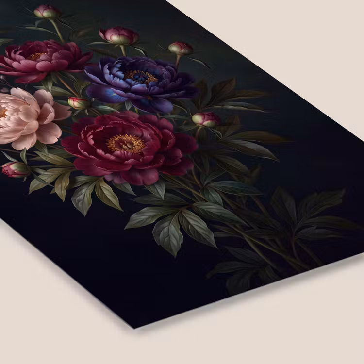 Bloemen - Boeket - Natuur - Modern - Donker fotolijst zwart zonder passe partout klein -zsfeer6