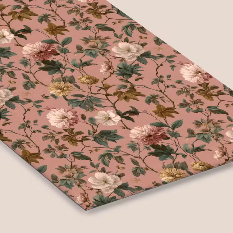 Bloemen - Klassiek - Roze fotolijst zwart zonder passe partout klein 224 -zsfeer6