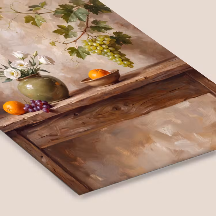 Framed Prints - Flowers - Fruit - Still Life - Bloemen - Fruit - Stilleven fotolijst zwart zonder passe partout klein