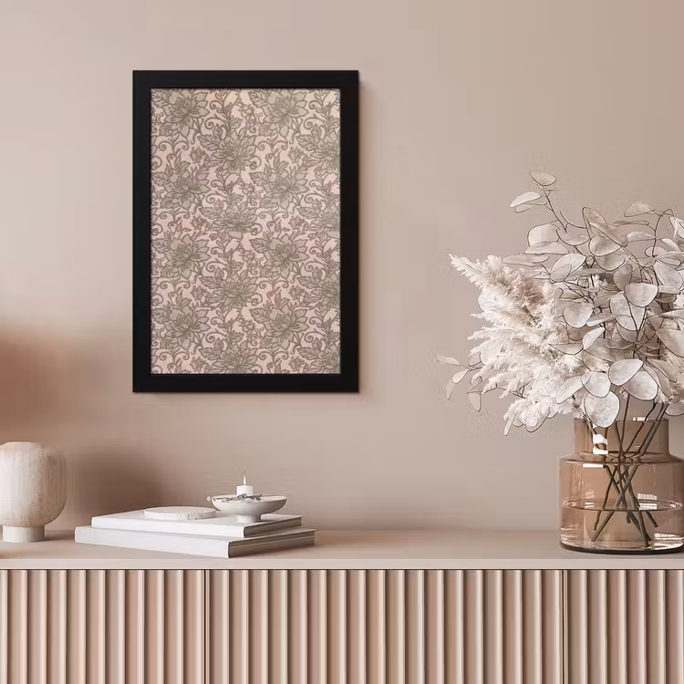 Bloemen - Kant - Patroon - Klassiek - Groen fotolijst zwart zonder passe partout klein -sfeer5