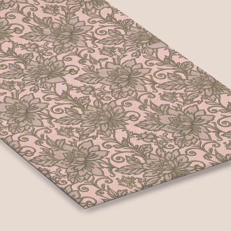 Bloemen - Kant - Patroon - Klassiek - Groen fotolijst zwart zonder passe partout klein -zsfeer6