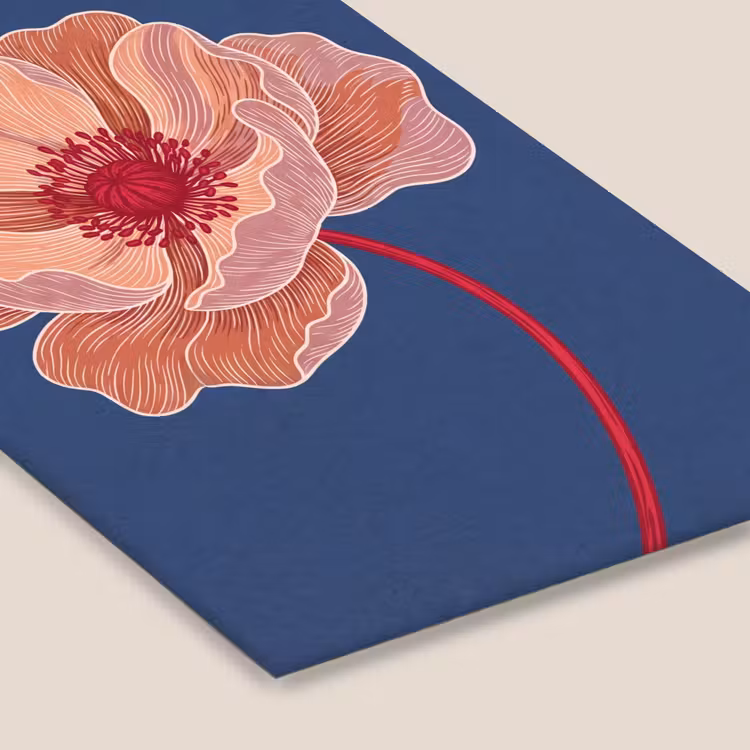 Framed Prints - Flowers - Modern - Abstract - Bloemen - Modern - Abstract fotolijst zwart zonder passe partout klein