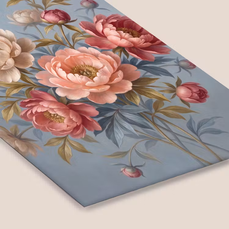 Bloemen - Roze - Beige - Modern - Natuur fotolijst zwart zonder passe partout klein -zsfeer6