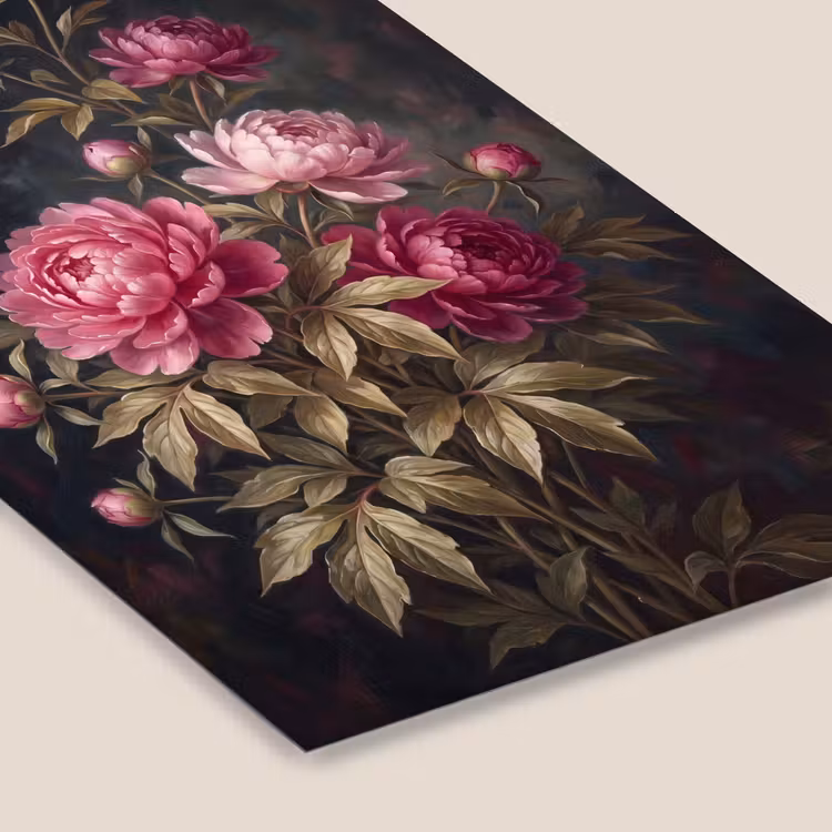 Bloemen - Roze - Klassiek - Natuur fotolijst zwart zonder passe partout klein -zsfeer6
