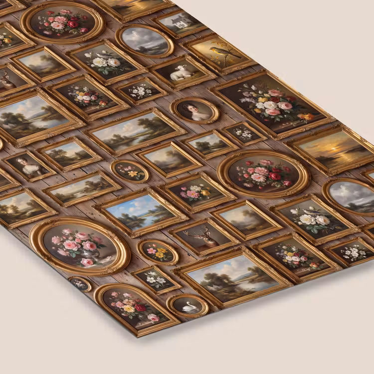 Bloemen - Rozen - Klassiek - Vaas - Kleurrijk fotolijst zwart zonder passe partout klein -zsfeer6
