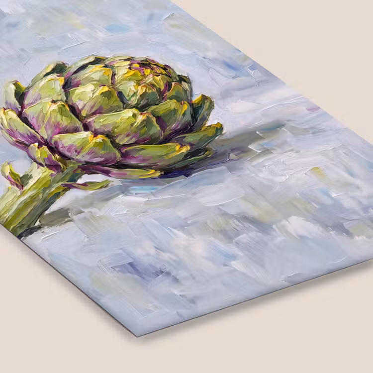 Framed Prints - Food - Artichoke - Modern - Eten - Artisjok - Modern fotolijst zwart zonder passe partout klein