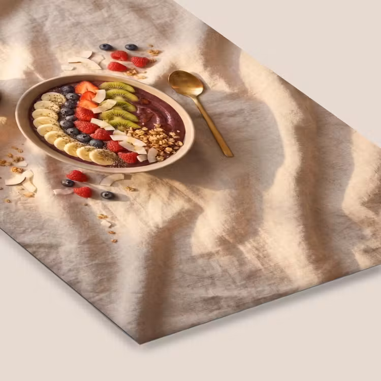 Eten - Ontbijtkom - Fruit - Gezond - Kleurrijk fotolijst zwart zonder passe partout klein -zsfeer6
