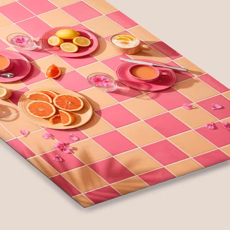 Eten - Citrusvruchten - Stillevens - Roze - Oranje fotolijst zwart zonder passe partout klein -zsfeer6