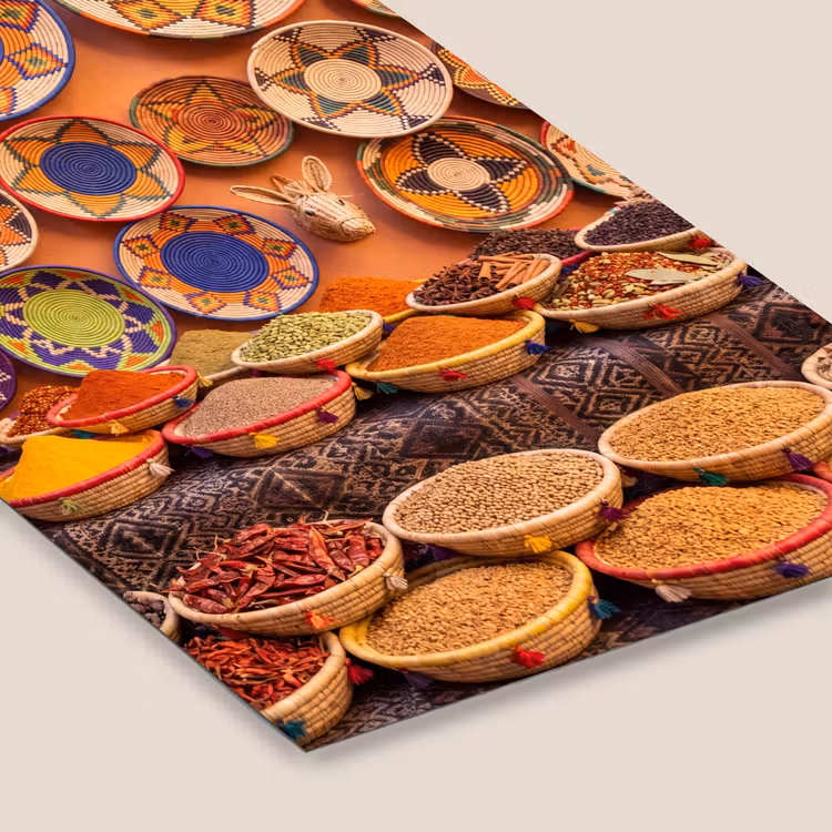 Framed Prints - Food - Colorful - Culture - Eten - Kleurrijk - Cultuur fotolijst zwart zonder passe partout klein