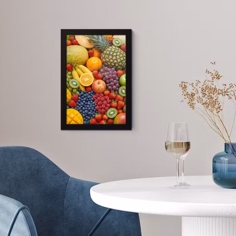 Eten - Fruit - Vers - Kleurrijk - Voeding fotolijst zwart zonder passe partout klein -sfeer4