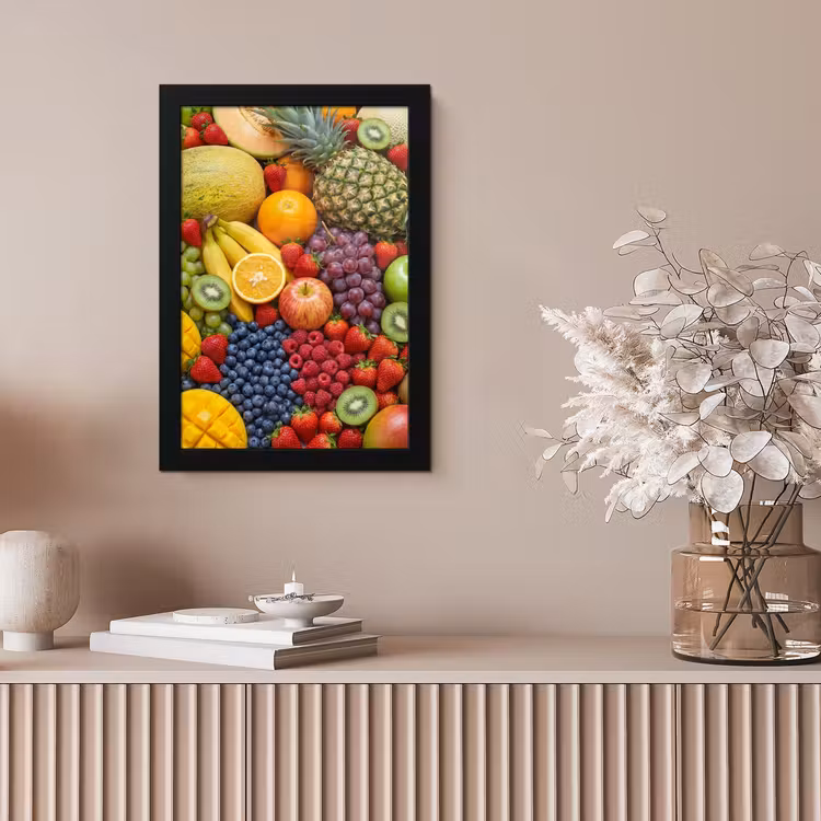 Eten - Fruit - Vers - Kleurrijk - Voeding fotolijst zwart zonder passe partout klein -sfeer5