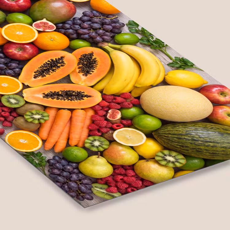 Eten - Fruit - Groenten - Vers - Kleurrijk fotolijst zwart zonder passe partout klein -zsfeer6