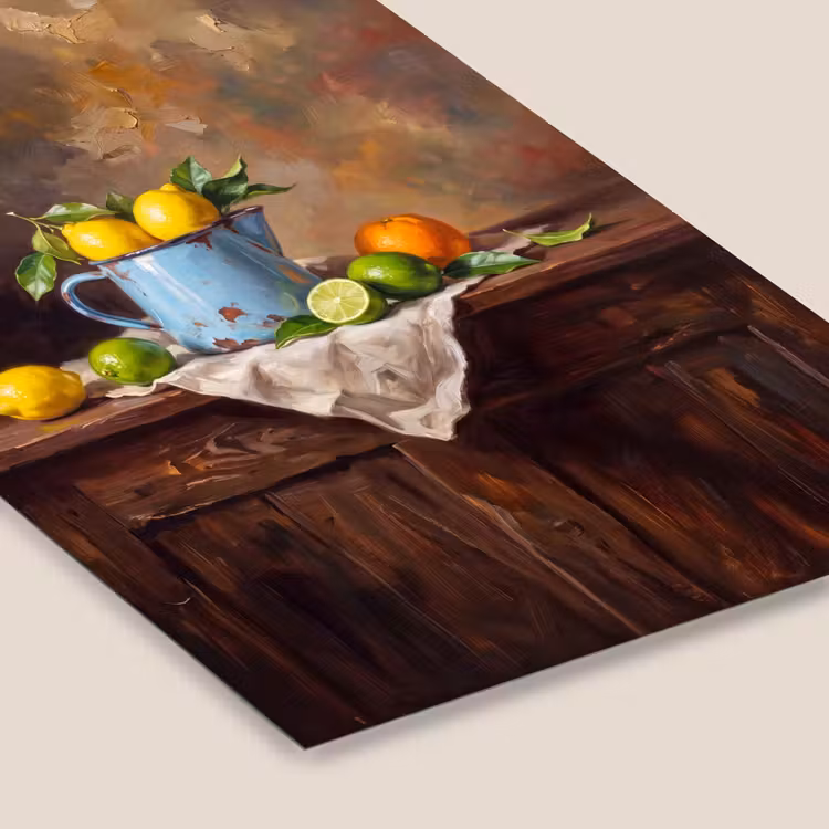 Framed Prints - Food - Still Life - Classical - Eten - Stilleven - Klassiek fotolijst zwart zonder passe partout klein