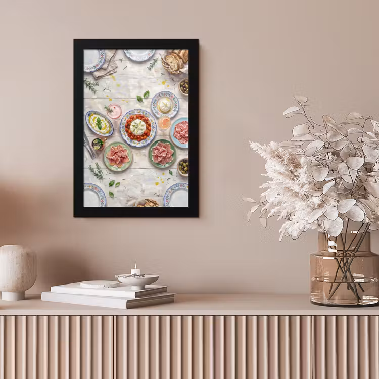 Eten - Tafel - Divers - Modern fotolijst zwart zonder passe partout klein -sfeer5