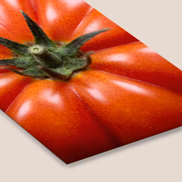 Framed Prints - Food - Tomato - Red - Eten - Tomaat - Rood fotolijst zwart zonder passe partout klein