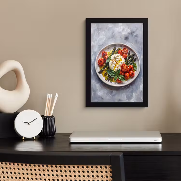 Eten - Groenten - Kaas - Modern - Vers fotolijst zwart zonder passe partout klein -sfeer1