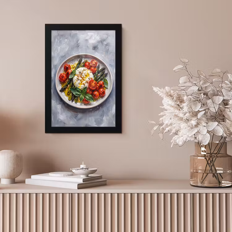 Eten - Groenten - Kaas - Modern - Vers fotolijst zwart zonder passe partout klein -sfeer5
