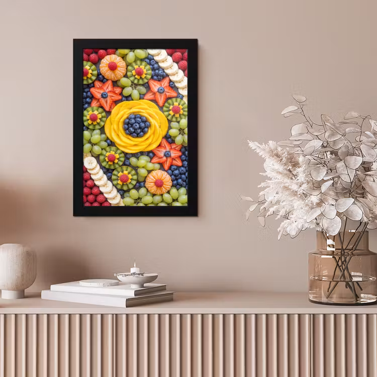 Fruit - Arrangement - Gezond - Kleurrijk - Eten fotolijst zwart zonder passe partout klein -sfeer5