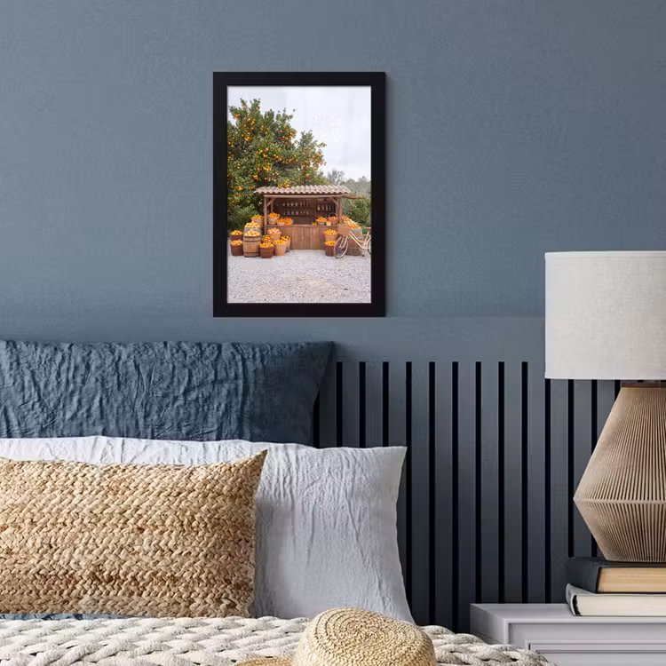 Framed Prints - Fruit - Market - Rural - Fruit - Markt - Landelijk fotolijst zwart zonder passe partout klein