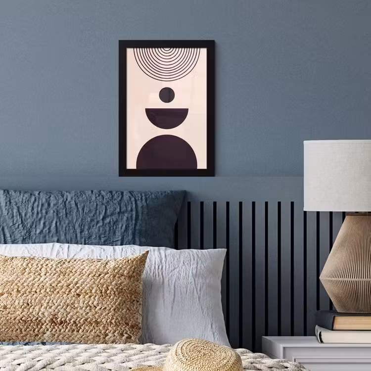 Framed Prints - Geometric Balance - Art - Geometrische balans - Kunst fotolijst zwart zonder passe partout klein