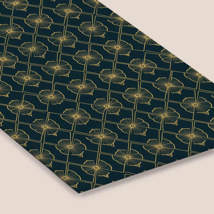 Geometrisch - Elegant - Groen fotolijst zwart zonder passe partout klein 224 -zsfeer6