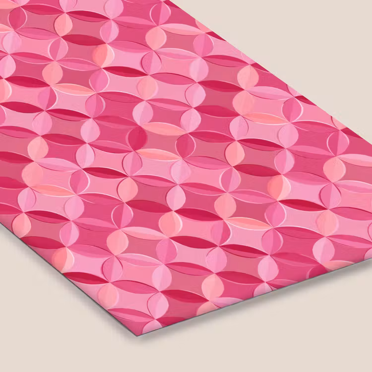 Geometrisch - Mozaïek - Modern - Roze fotolijst zwart zonder passe partout klein 224 -zsfeer6