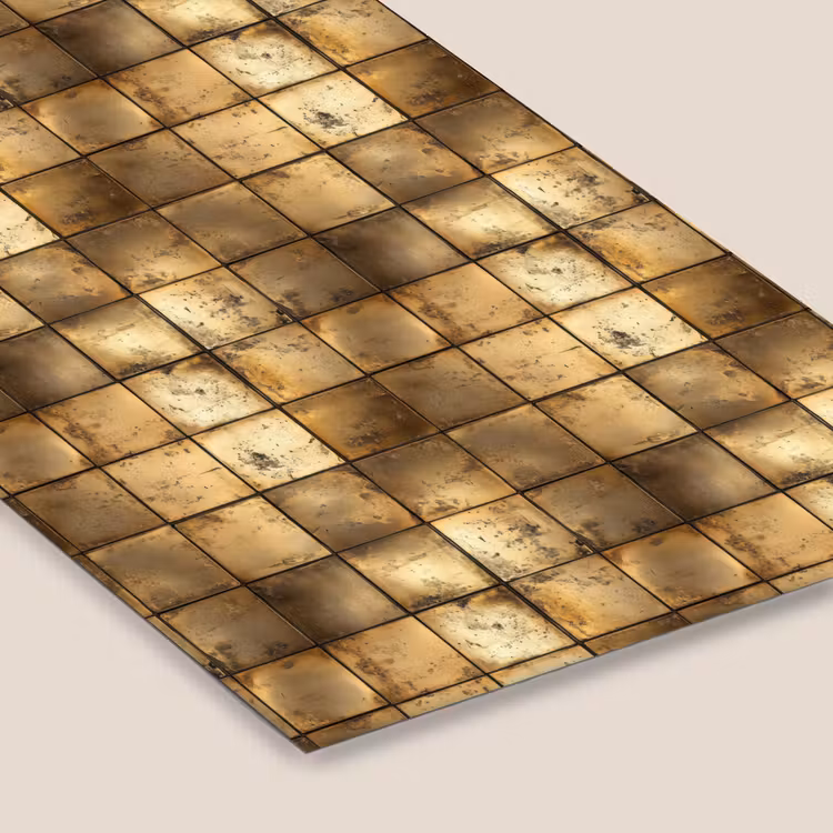 Geometrisch - Tegels - Goud fotolijst zwart zonder passe partout klein 224 -zsfeer6