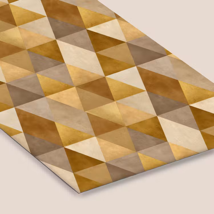 Geometrisch - Driehoek - Goud fotolijst zwart zonder passe partout klein 224 -zsfeer6
