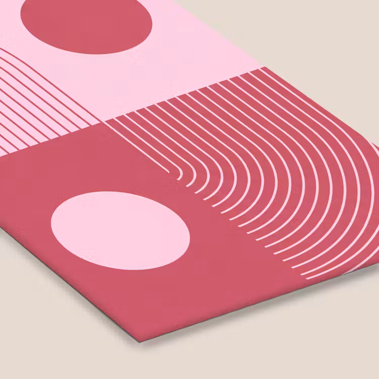 Geometrie - Patroon - Abstract - Roze - Modern fotolijst zwart zonder passe partout klein -zsfeer6
