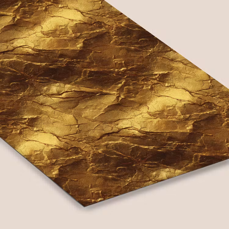 Bladgoud - Textuur - Goud fotolijst zwart zonder passe partout klein 224 -zsfeer6