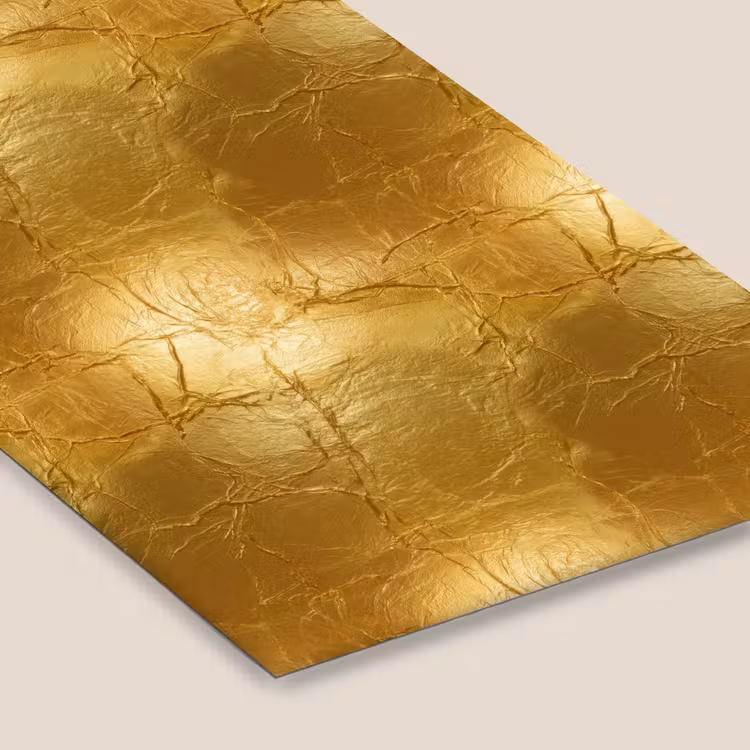 Bladgoud - Vintage - Textuur - Warm Goud fotolijst zwart zonder passe partout klein 224 -zsfeer6