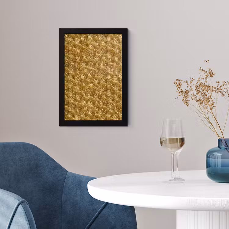 Gehamerd - Mozaïek - Antiek - Goud fotolijst zwart zonder passe partout klein 224 -sfeer4